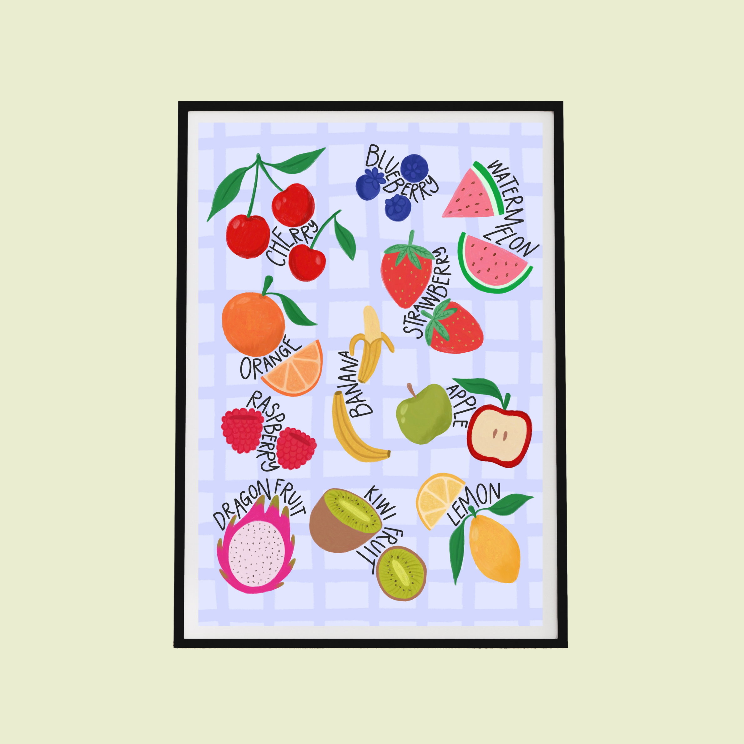 Fruit Art Print