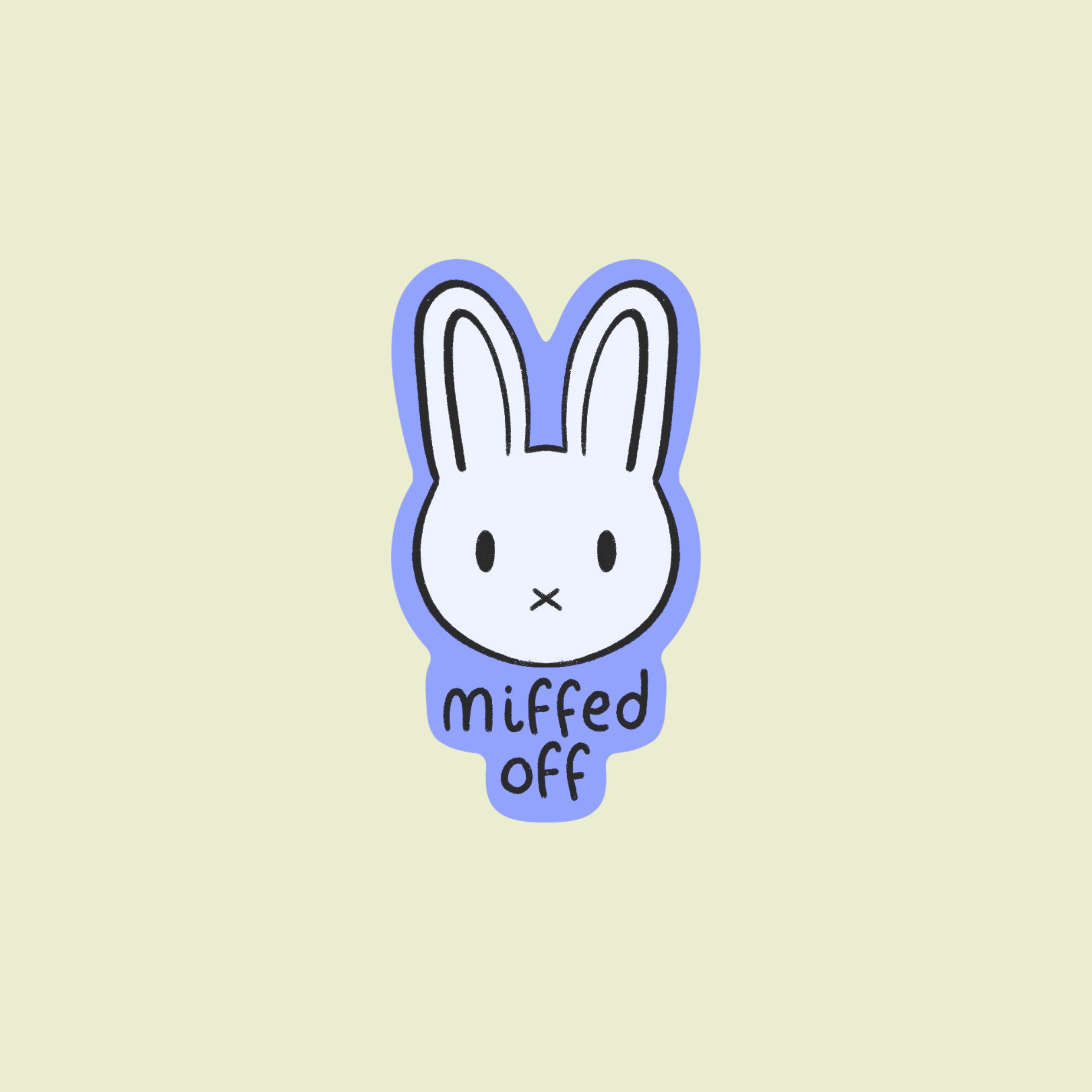 Miffed Off Sticker