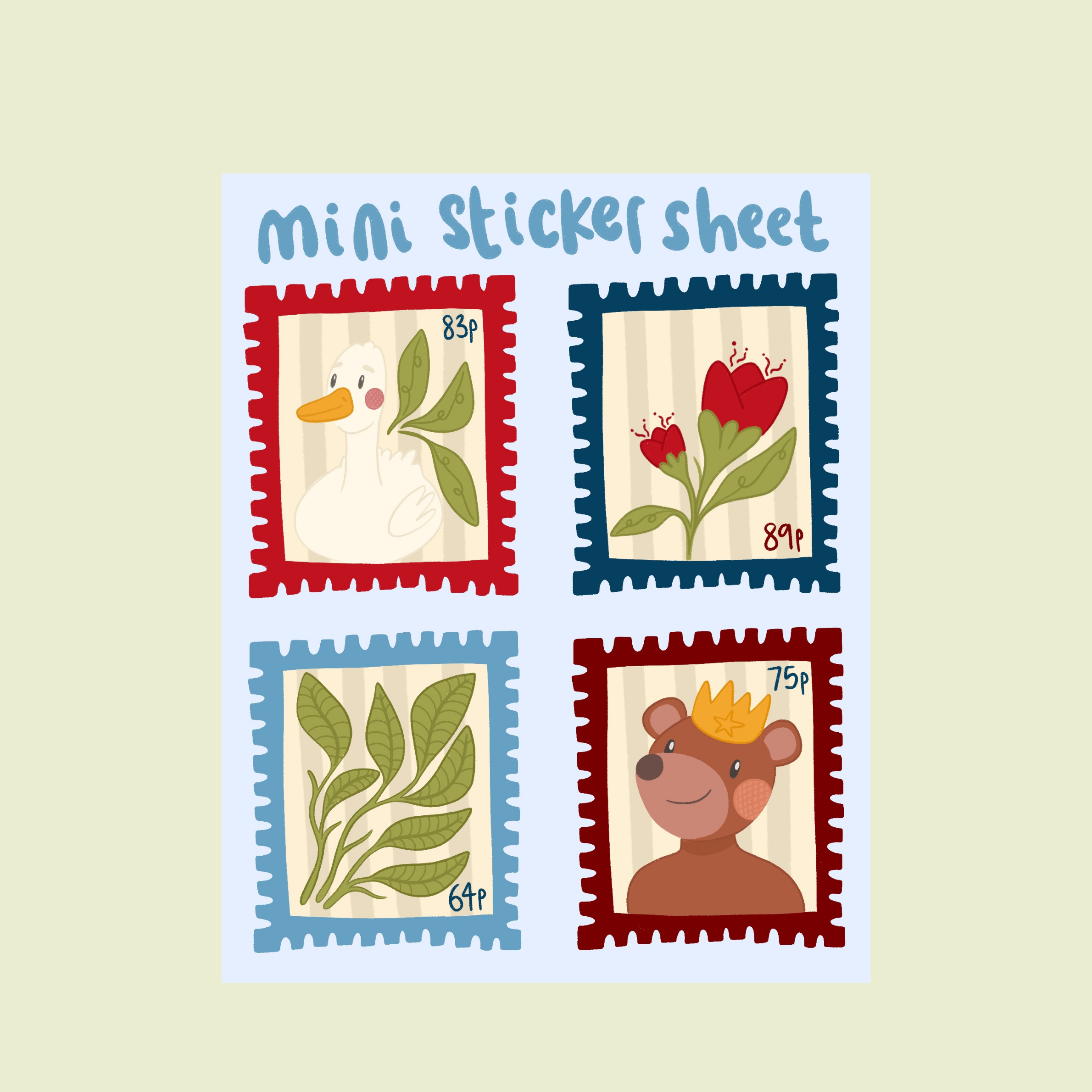 Mail Club Sticker Sheet March 2026