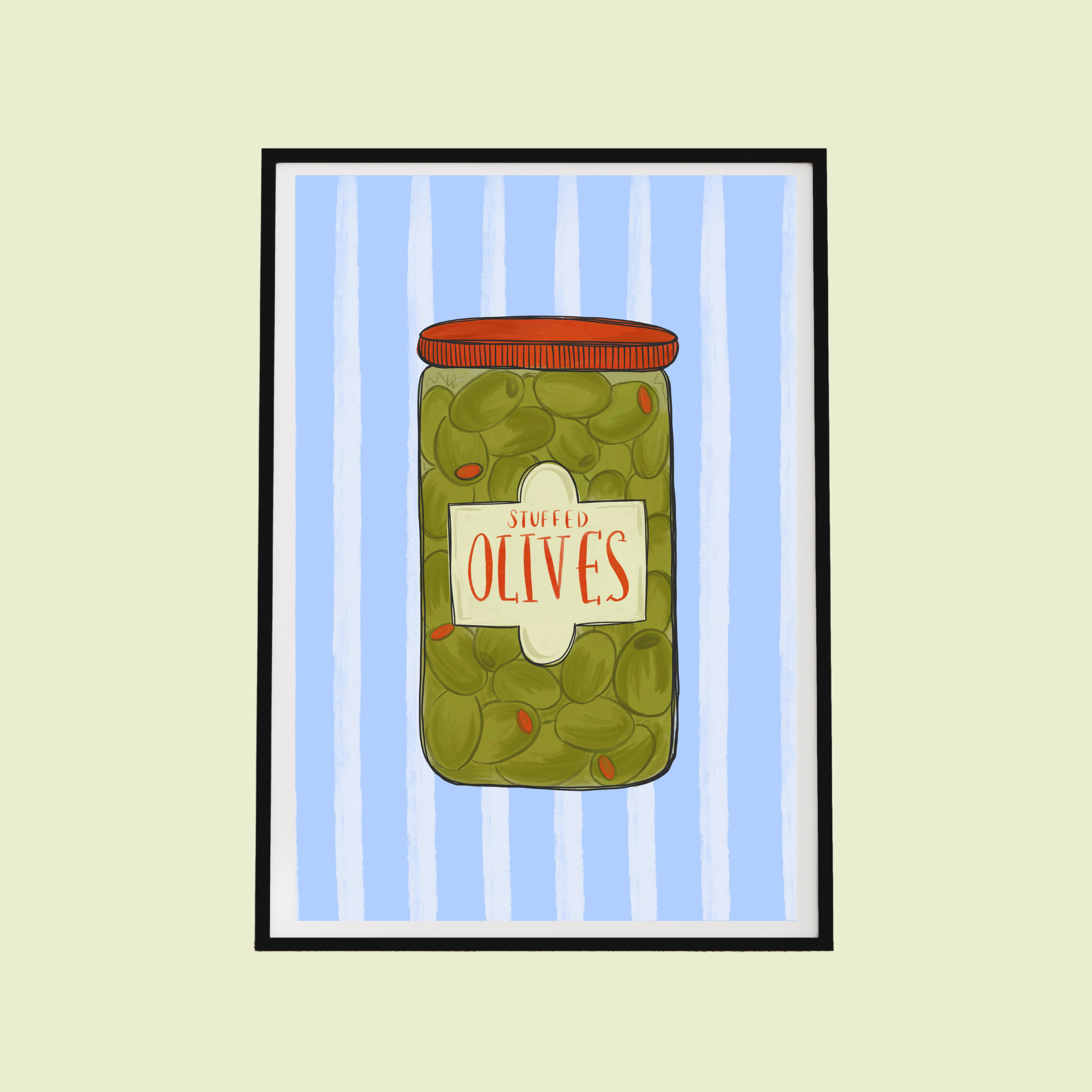 Olives Art Print