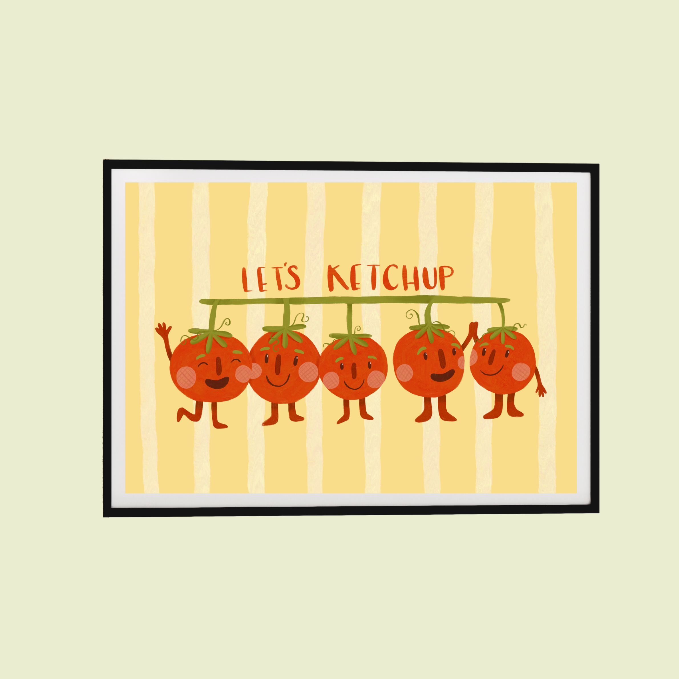 Let's Ketchup Art Print