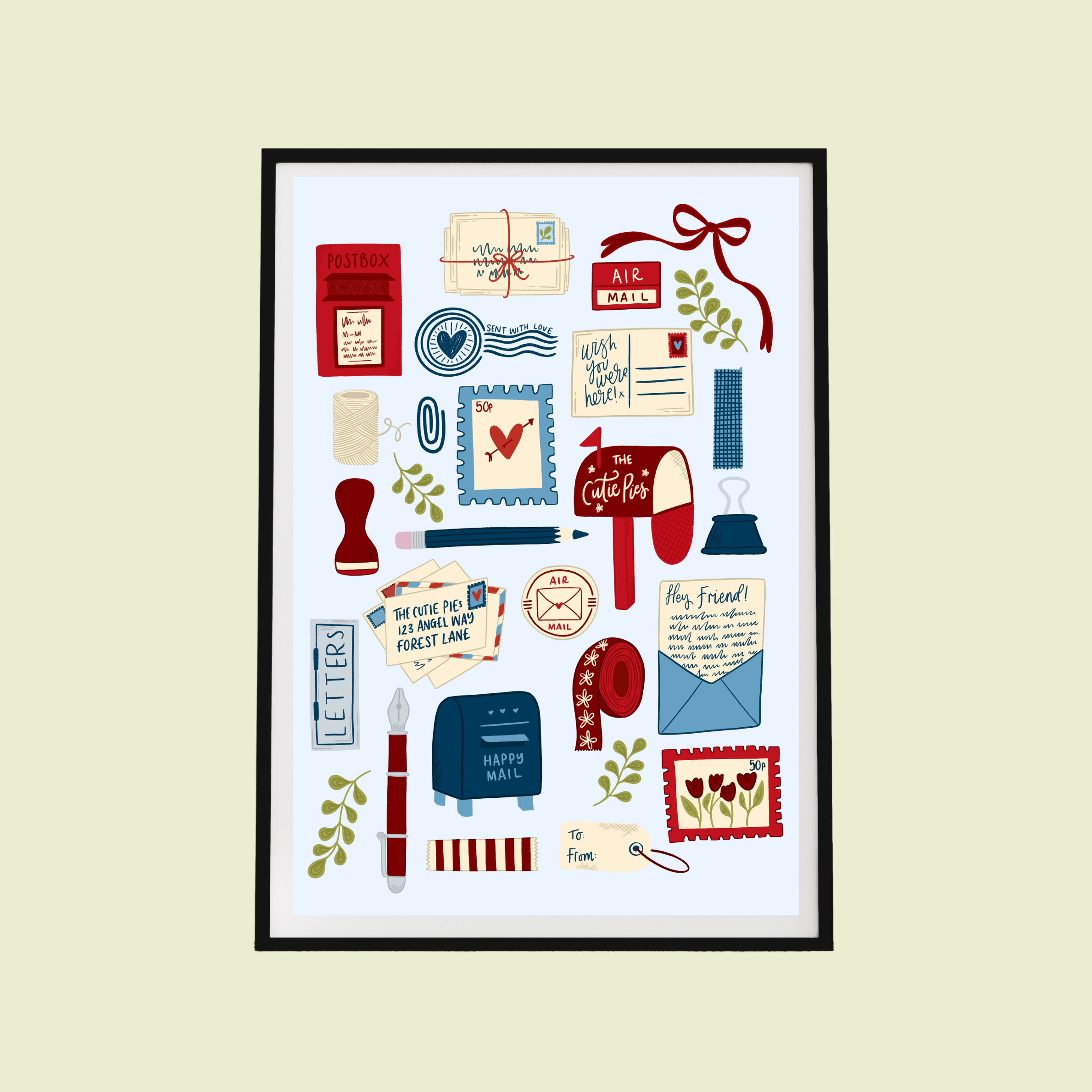 Mail Club Art Print March 2026