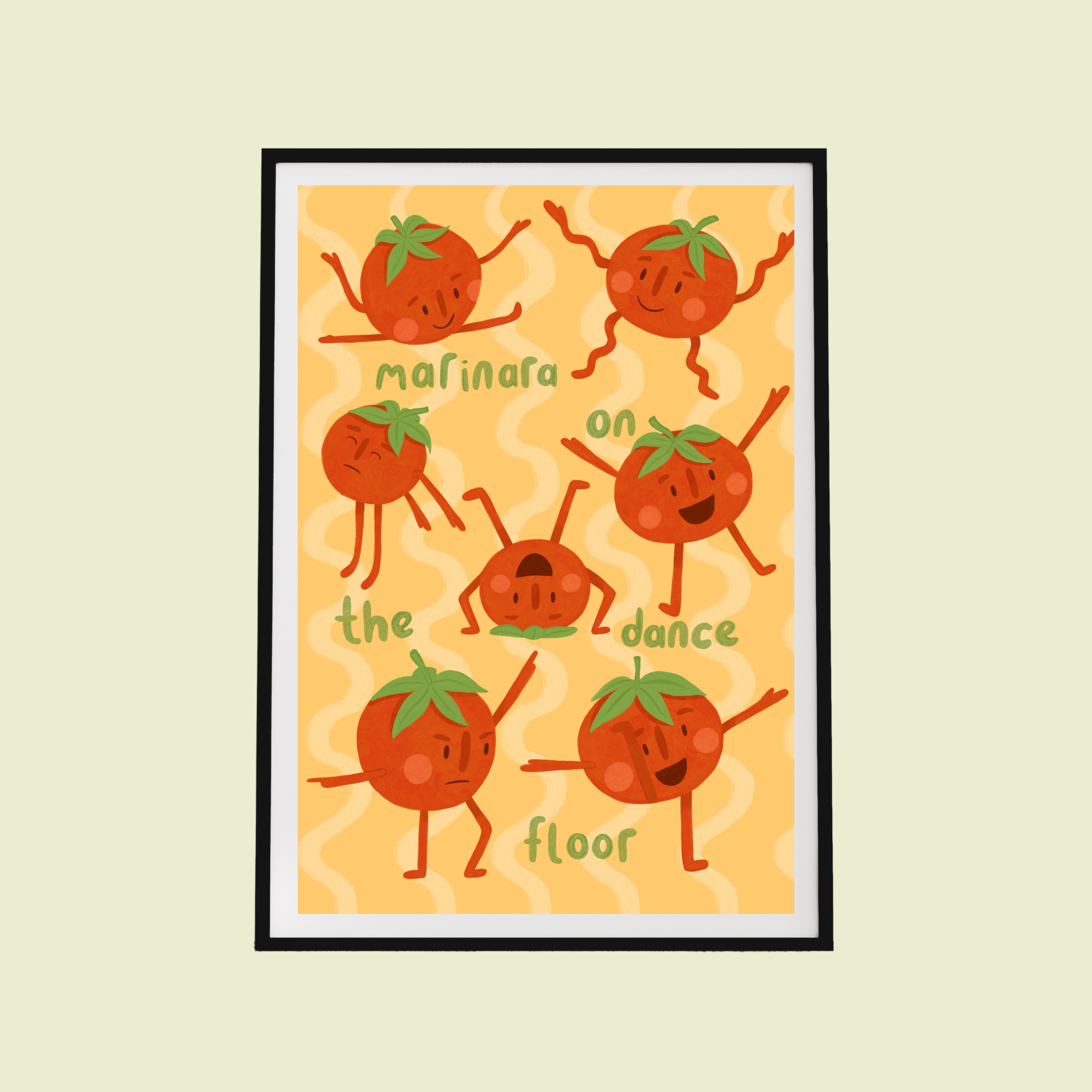 Marinara on the Dance Floor Art Print